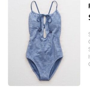 Aerie Eyelet One Piece Swimsuit | Never Worn | Size XL